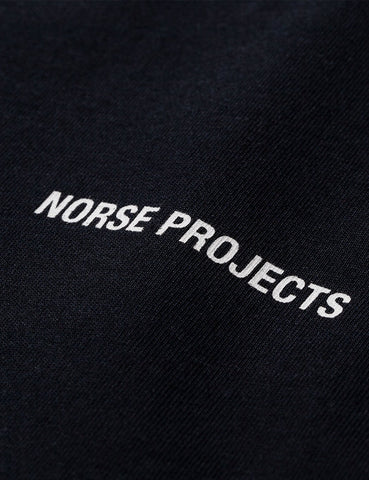 Norse Projects Logo T-Shirt - Schwarz