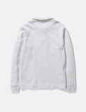 Norse Projects Jorn Half Zip Sweatshirt - Hellgrau Melange