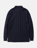 Norse Projects Ruben Langarm-Polo-T-Shirt - Dark Navy Blau