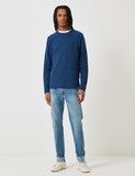 Norse Projects Halfdan Indigo Sweat - Indigo Blue