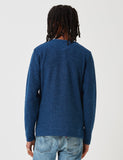 Norse Projects Halfdan Indigo Sweat - Indigo Blue