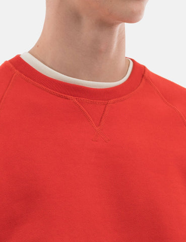 Norse Projects Ketel Sommer-Klassiker Sweatshirt - Coral Red