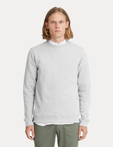 Norse Projects Vagn Klassisches Sweatshirt - Hellgrau Melange