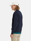 Norse Projects Vagn Klassisches Sweatshirt - Dunkelmarineblau