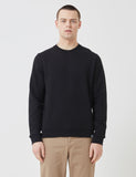 Norse Projects Vagn Klassisches Sweatshirt - Schwarz