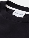 Norse Projects Vagn Klassisches Sweatshirt - Schwarz