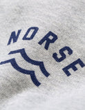 Norse Projects Ketel Ivy Wave-Logo Sweatshirt - Hellgrau Melange