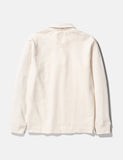 Norse Projects Jorn Half Zip Sweatshirt (Easy 330gsm Baumwolle) - Ecru