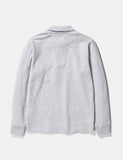 Norse Projects Jorn Half Zip Sweatshirt (Easy 330gsm Baumwolle) - Hellgrau Melange