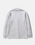 Norse Projects Vidar Sweat Cardigan - Hellgrau Melange