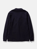 Norse Projects Vidar Sweat Cardigan - Dark Navy Blau