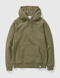 Norse Projects Ketel Hooded Sweatshirt - Lichen Green