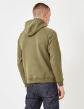 Norse Projects Ketel Hooded Sweatshirt - Lichen Green