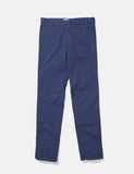 Norse Projects Aros Licht Twill Chino (Slim) - Marine-Blau