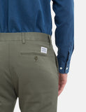 Norse Projects Aros Licht Twill Chino (Slim) - Getrocknete Olivgrün