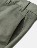 Norse Projects Aros Licht Twill Chino (Slim) - Getrocknete Olivgrün