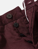 Norse Projects Aros Schweres Chino (Regular) - Aubergine Braun