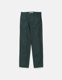 Norse Projects Aros Schwere Chino (Regular) - Spinnaker Grün