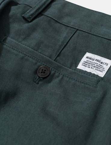 Norse Projects Aros Schwere Chino (Regular) - Spinnaker Grün