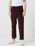 Norse Projects Aros Corduroy Chino - Burnt Sienna Brown