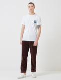 Norse Projects Aros Corduroy Chino - Burnt Sienna Brown