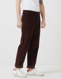 Norse Projects Aros Corduroy Chino - Burnt Sienna Brown