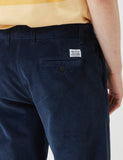 Norse Projects Aros Corduroy Chino - Ensign Blau