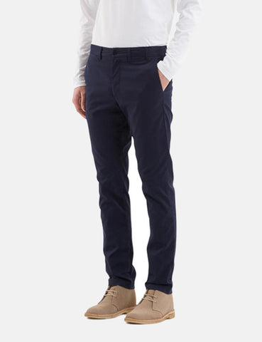 Norse Projects Aros Leichtes Stretch Chino (Slim) - Dark Navy Blau