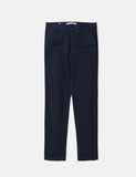 Norse Projects Aros Leichtes Stretch Chino (Slim) - Dark Navy Blau