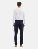 Norse Projects Aros Leichtes Stretch Chino (Slim) - Dark Navy Blau