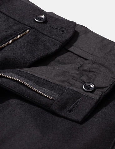 Norse Projects Aros Chino (Wolle) - Schwarz