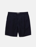 Norse Projects Aros Seersucker Shorts - Dunkelmarineblau