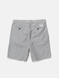 Norse Projects Aros Seersucker Shorts - Marine-Streifen