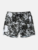 Norse Projects Hauge Blumen-Druck-Badeshorts - Glacier Gray