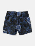 Norse Projects Hauge Blumen-Druck-Badeshorts - Dämmerung Blau