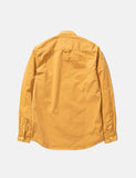 Norse Projects Villads Licht Twill Oberhemd - Montpellier Gelb