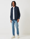 Norse Projects Villads Licht Twill Over - Dark Navy Blau