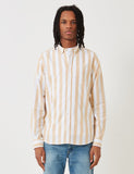 Norse Projects Anton Breitstreifen Oxford Shirt - Sunwashed Gelb