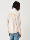 Norse Projects Anton Breitstreifen Oxford Shirt - Sunwashed Gelb