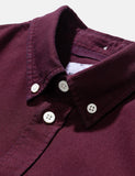 Norse Projects Anton Oxford Shirt - Mulberry Red