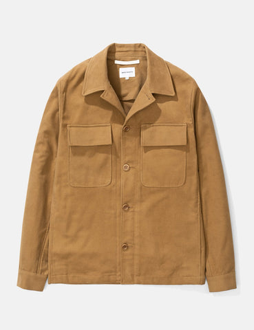 Norse Projects Kyle Moleskin Jacke - Camel