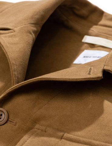 Norse Projects Kyle Moleskin Jacke - Camel