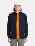 Norse Projects Anton Brushed Flanellhemd - Dark Navy