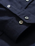 Norse Projects Anton Brushed Flanellhemd - Dark Navy