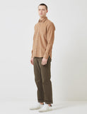 Norse Projects Osvald Corduroy Hemd - Allzweck Khaki Beige