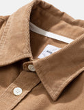 Norse Projects Osvald Corduroy Hemd - Allzweck Khaki Beige