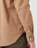 Norse Projects Osvald Corduroy Hemd - Allzweck Khaki Beige