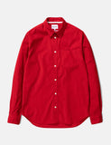 Norse Projects Osvald Corduroy Shirt - Askja Red