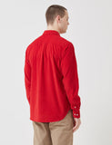 Norse Projects Osvald Corduroy Shirt - Askja Red