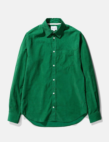 Norse Projects Osvald Corduroy Shirt - Sporting Grün